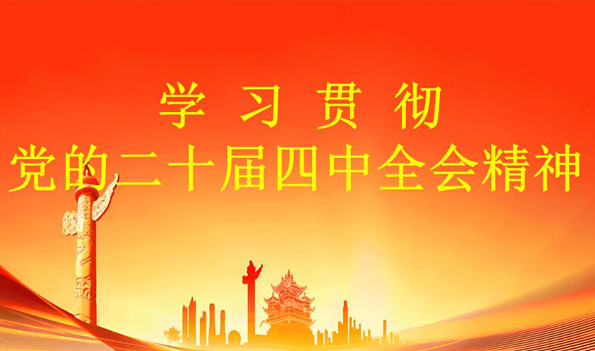 学习贯彻党的二十届四中全会精神